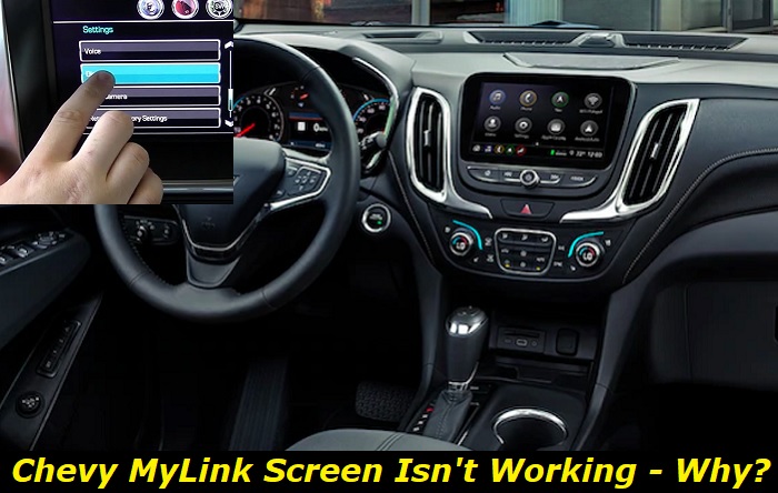 chevy mylink touch screen not working